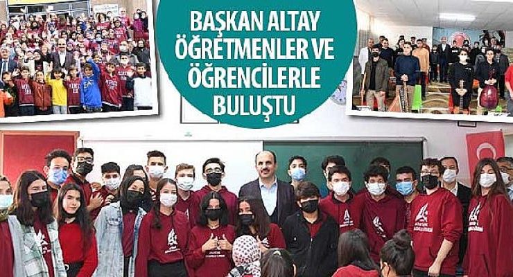 Konya Büyükşehir Belediye Başkanı Uğur İbrahim Altay Öğretmenler ve Öğrencilerle buluştu