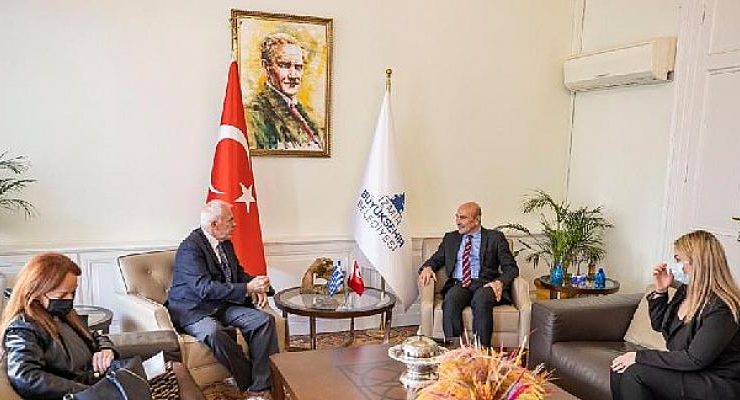 Yunanistan’ın Ankara Büyükelçisi Başkan Soyer’i ziyaret etti