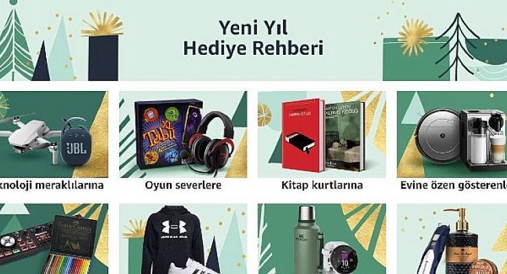 Amazon Türkiye’den hediye seçmeyi kolaylaştıran Yeni Yıl Hediye Rehberi