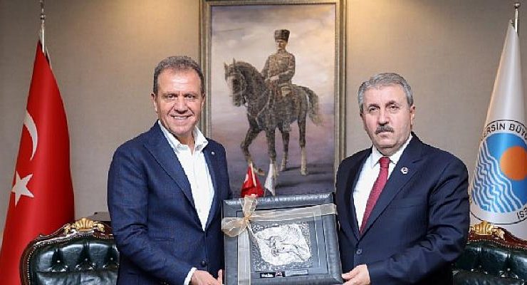 Büyük Birlik Partisi Genel Başkanı Mustafa Destici’den Başkan Vahap Seçer’e Ziyaret