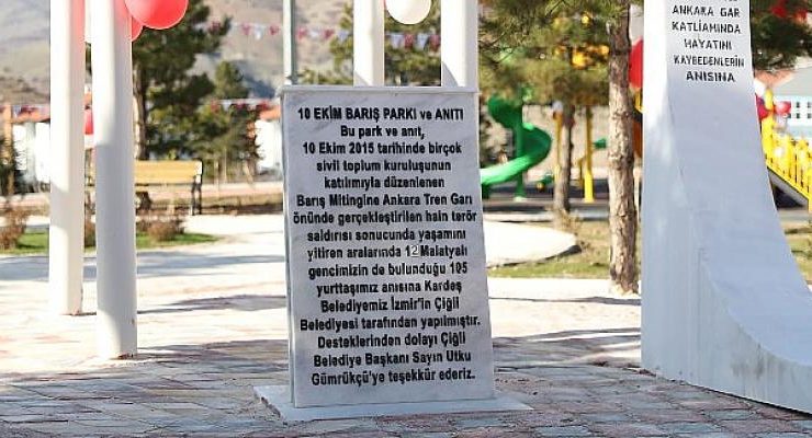 Çiğli Belediyesi’nden Malatya’ya “Barış Güvercinleri” Parkı