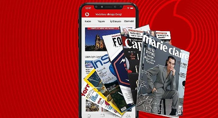Vodafone’dan tüm müşterilerine ücretsiz dijital dergi okuma fırsatı