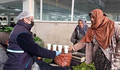 Aydın Büyükşehir Belediyesi Soğuk Sabahları Sıcak Çorbayla Isıtıyor