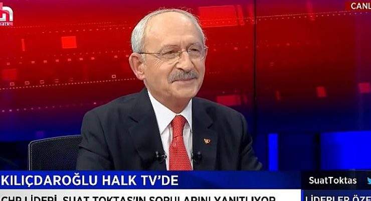 CHP Lideri Kılıçdaroğlu, Halk TV’de