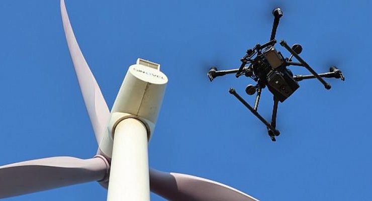 Drone Teknolojisi Rüzgar Enerjisine Yön Vermeye Devam Ediyor