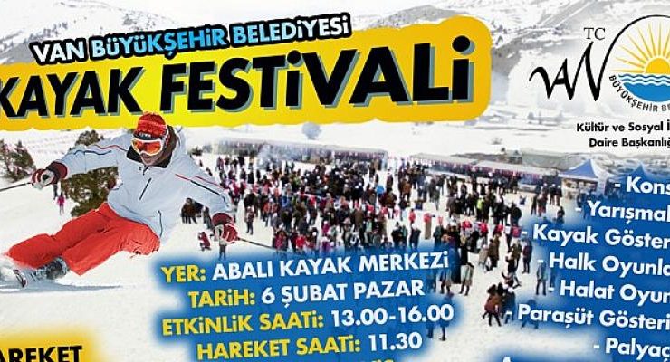Van Büyükşehir Belediyesi  Kayak Festivali Düzenleyecek