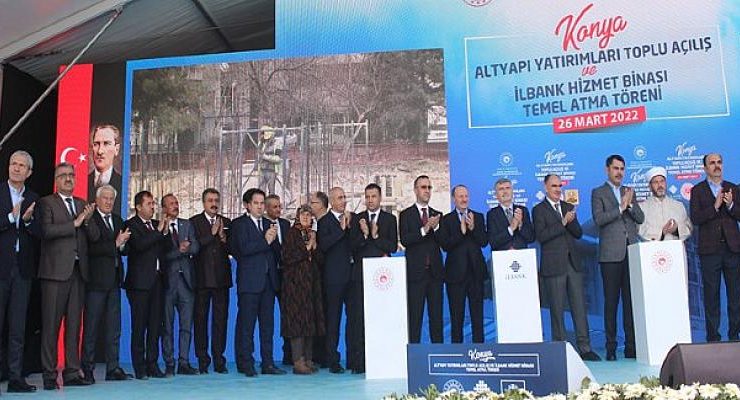 Konya’da Bozkır Grup Suyu ve Diğer Yatırımların Toplu Açılış Töreni Gerçekleştirildi