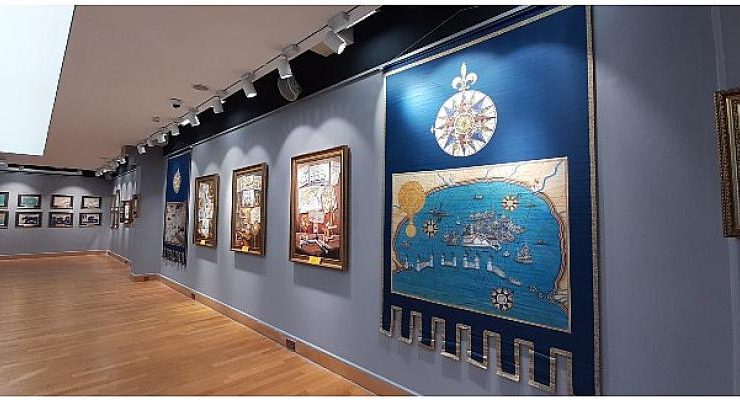 Pîrî Reis Antik Akdeniz Haritaları – Yağlı Boya, Çini, Minyatür ve İpek Mendil Sergisi FMV Galeri Işık’ta