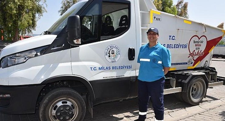 Milas Belediyesi Tarihinde İlk Kasın Kamyon Şoförü Göreve Başladı