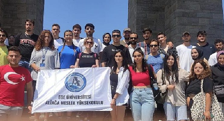 Aliağa Meslek Yüksekokulu öğrencileri Çanakkale’yi ziyaret etti