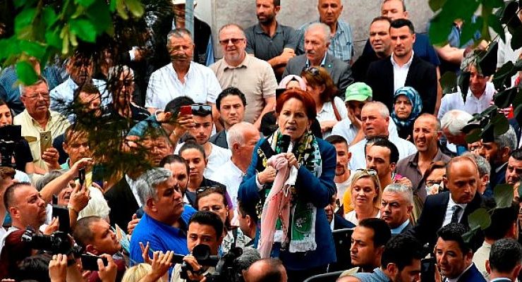 İyi Parti Genel Başkanı Meral Akşener Malkaralı Vatandaşlarla Buluştu