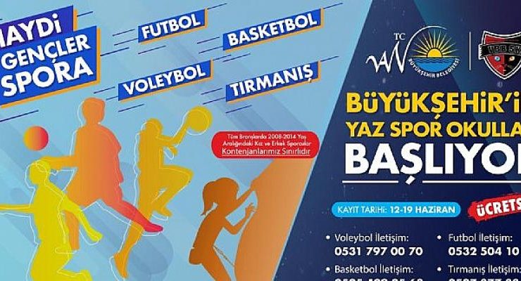 Van Büyükşehir Belediyesi Ücretsiz Yaz Spor Okulları Düzenliyor