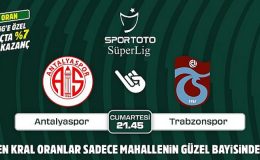 Antalyaspor-Trabzonspor maçının Kral Oranlar’ı sadece Mahallenin Güzel Bayisinde