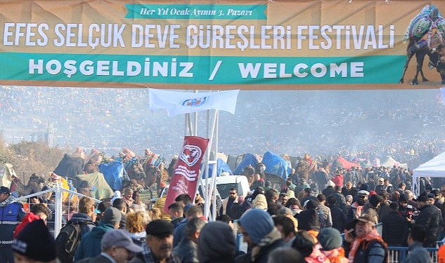 Efes Selçuk Deve Güreşleri Festivali On Binleri Pamucak'ta Buluşturdu